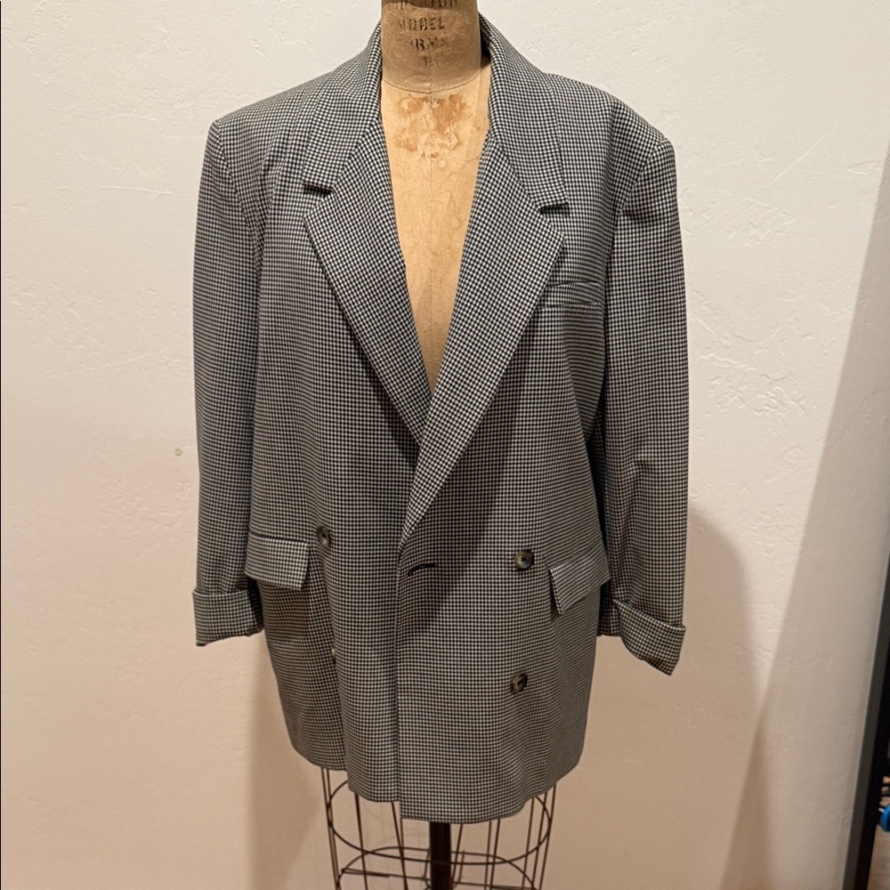 ZARA Oversized Double-Breasted Blazer